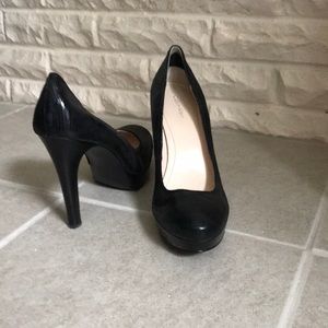Calvin Klein Black Rounded Toe Heel